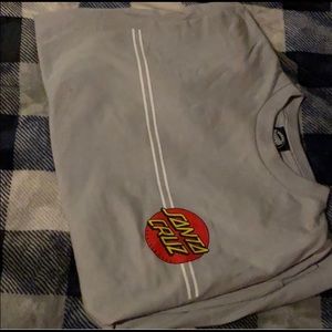 light gray santa cruz long sleeve